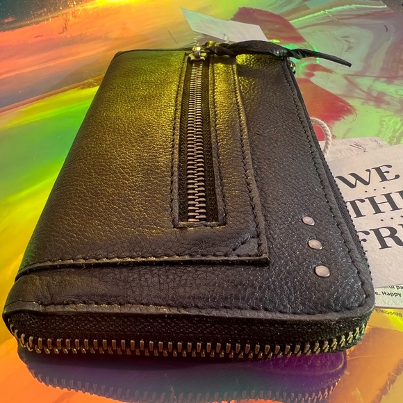 NWT Free People We The free Emerson Black Leather  Wallet - Picture 5 of 12